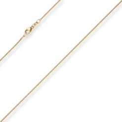 0,8mm Veneziakette Goldkette Collier Halskette aus 585 Gold Gelbgold 42cm