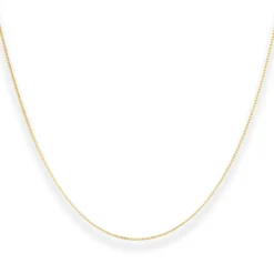 0,9mm Veneziakette Goldkette Collier Halskette aus 375 Gold Gelbgold 40cm