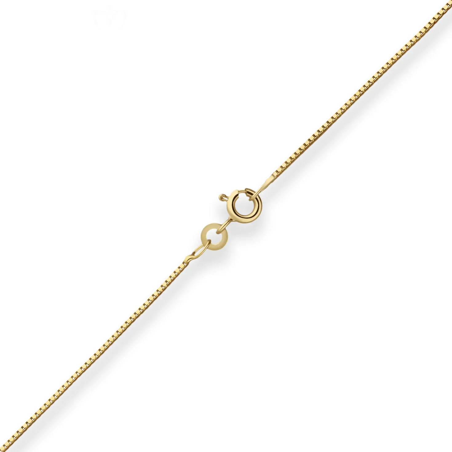 0,8mm Veneziakette Goldkette Collier Halskette aus 333 Gold Gelbgold 45cm