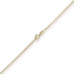 0,9mm Veneziakette Goldkette Collier Halskette aus 333 Gold Gelbgold 38cm