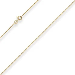 0,8mm Veneziakette Goldkette Collier Halskette aus 333 Gold Gelbgold 42cm