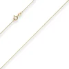 0,6mm Veneziakette Goldkette Collier Halskette aus 333 Gold Gelbgold 50cm