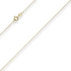 0,6mm Veneziakette Goldkette Collier Halskette aus 333 Gold Gelbgold 50cm