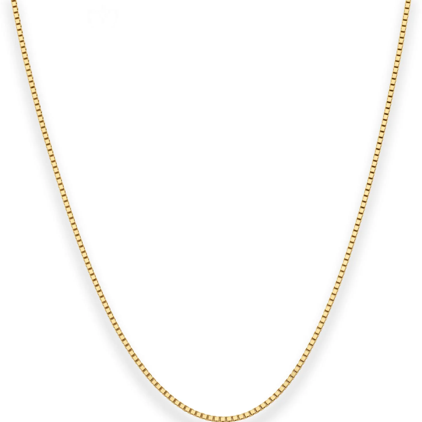 1,2mm Veneziakette Goldkette Collier Halskette aus 375 Gold Gelbgold 60cm