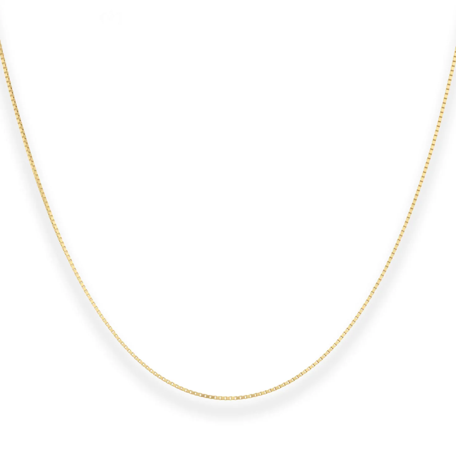 0,9mm Veneziakette Goldkette Collier Halskette aus 333 Gold Gelbgold 55cm