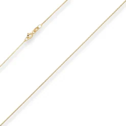 0,7mm Veneziakette Goldkette Collier Halskette aus 750 Gold Gelbgold 42cm