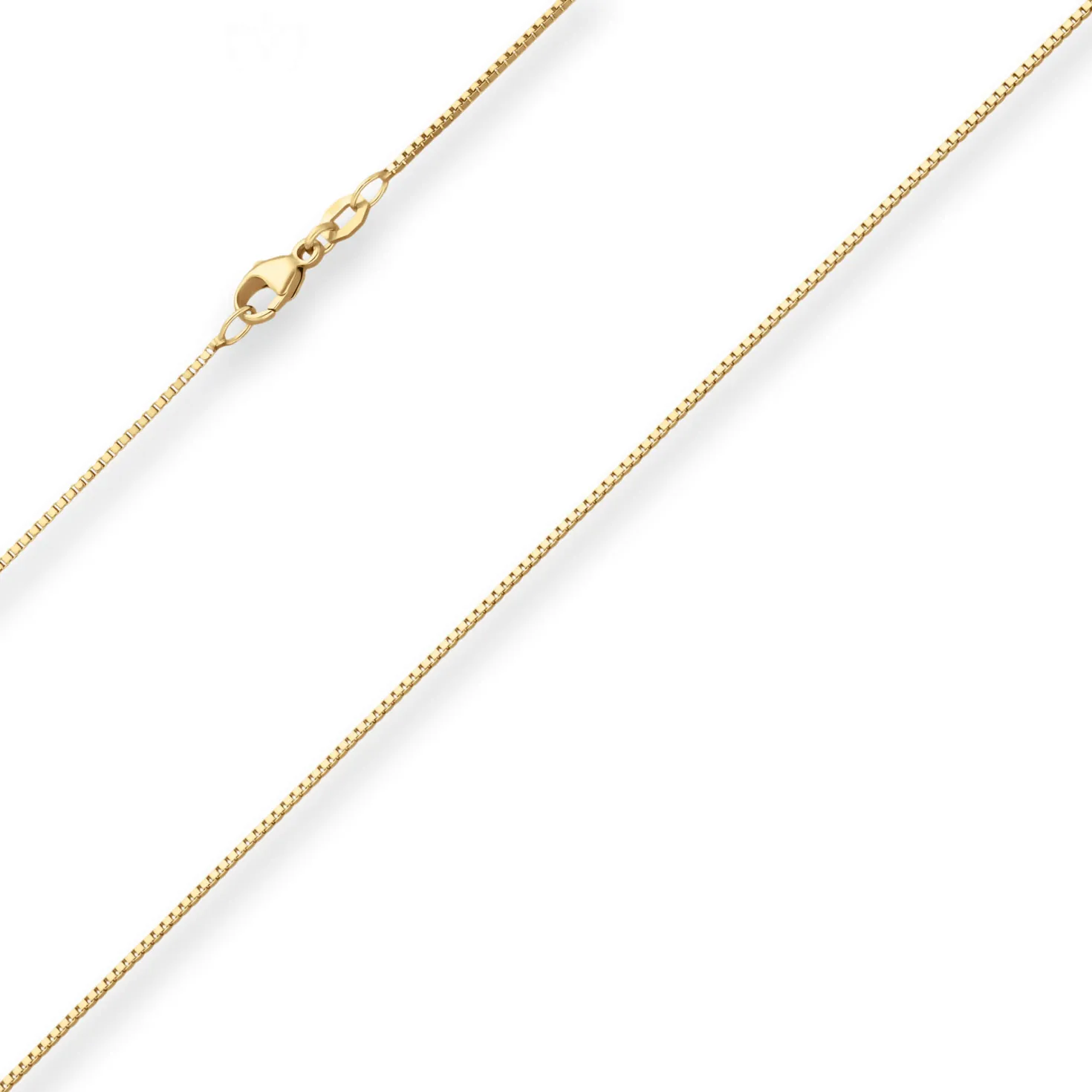 0,9mm Veneziakette Goldkette Collier Halskette aus 585 Gold Gelbgold 45cm