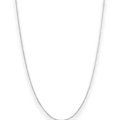 0,7mm Veneziakette Goldkette Collier Halskette aus 333 Gold Weißgold 50cm