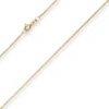 0,8mm Veneziakette Goldkette Collier Halskette aus 585 Gold Gelbgold 42cm
