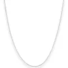 0,8mm Veneziakette Goldkette Collier Halskette aus 585 Gold Weißgold 38cm