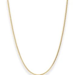 1,2mm Veneziakette rund Collier Halskette aus 333 Gold Gelbgold 42cm