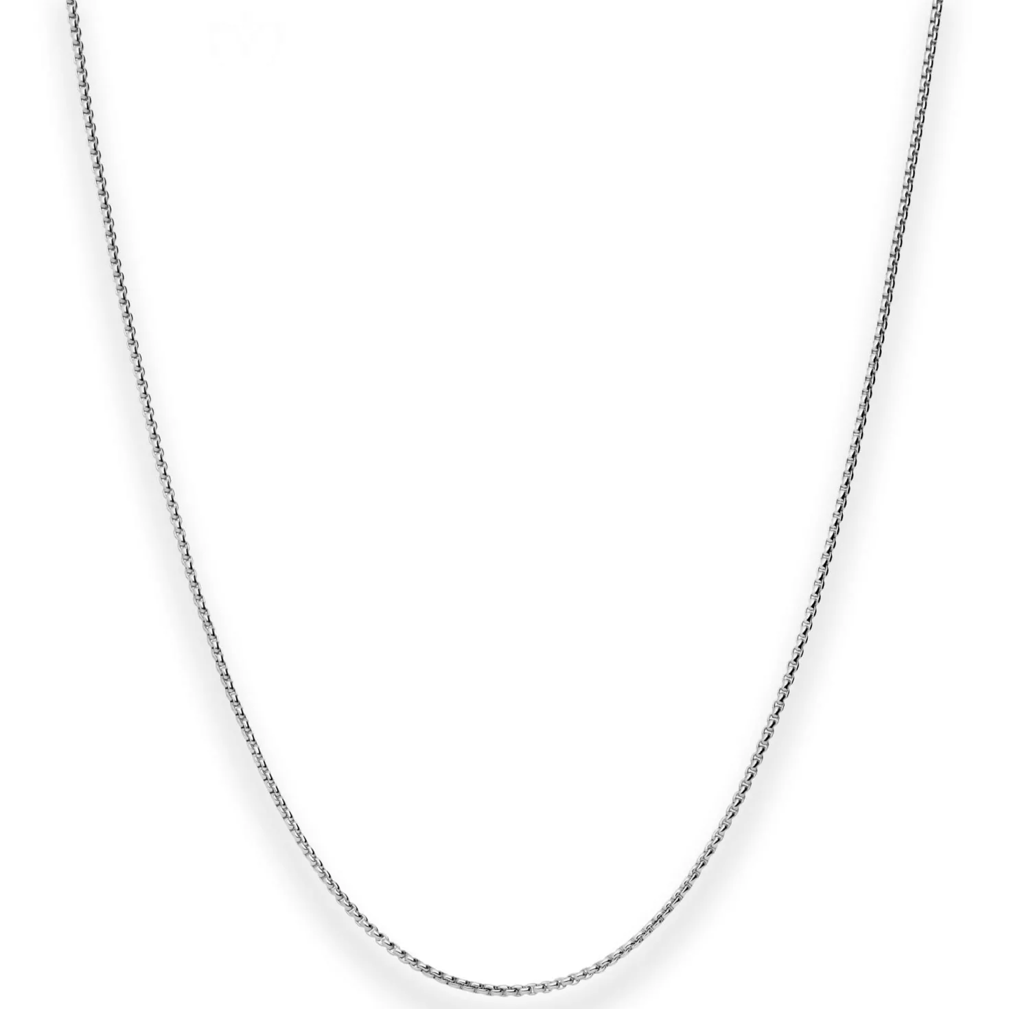 1,2mm Veneziakette rund Goldkette Collier Halskette aus 333 Gold Weißgold 45cm