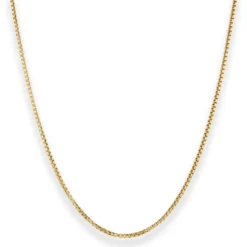1,5mm Veneziakette rund Goldkette Collier Halskette aus 585 Gold Gelbgold 42cm