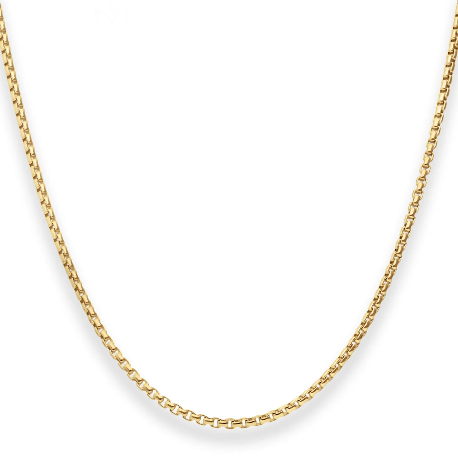 2mm Veneziakette rund Goldkette Collier Halskette aus 333 Gold Gelbgold 50cm