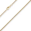 1,5mm Veneziakette rund Goldkette Collier Halskette aus 585 Gold Gelbgold 65cm
