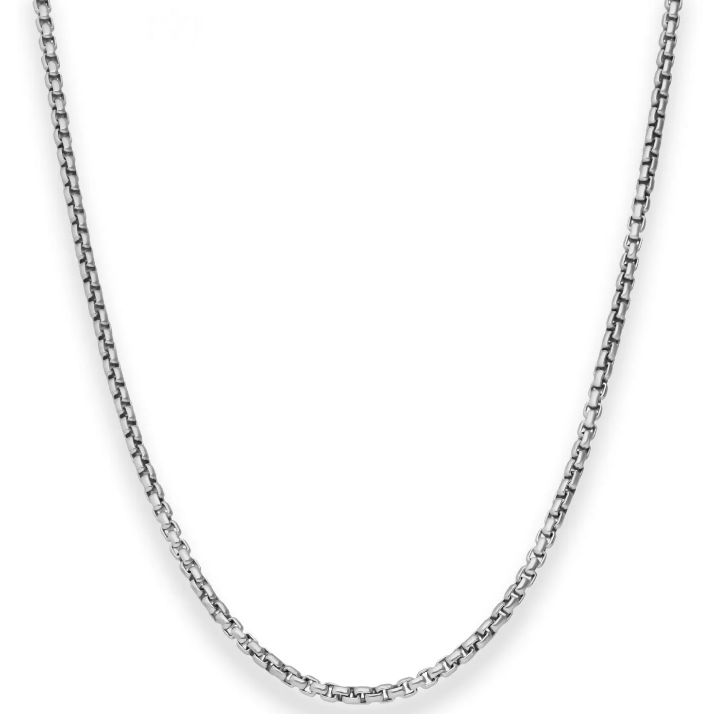 2,7mm Veneziakette rund Kette Collier Halskette aus 925 Silber rhodiniert 70cm