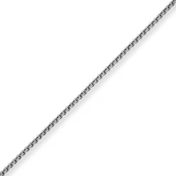 2,7mm Veneziakette rund Kette Collier Halskette aus 925 Silber rhodiniert 42cm