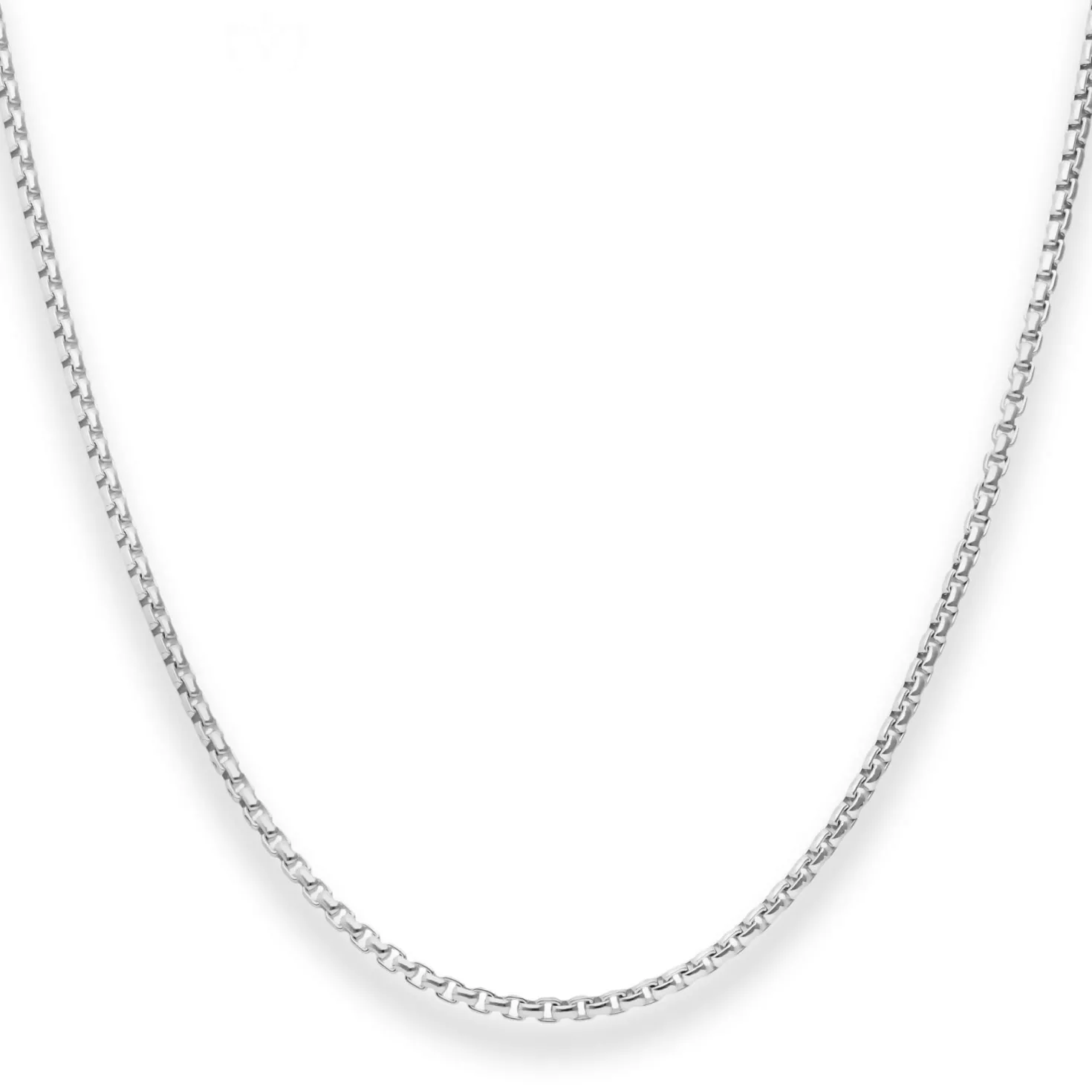 2mm Veneziakette rund Silberkette Collier Halskette aus 925 Silber 70cm