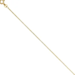 1,0mm Venezianerkette Collier 585 Gelbgold Gold Kette Halskette, 42cm