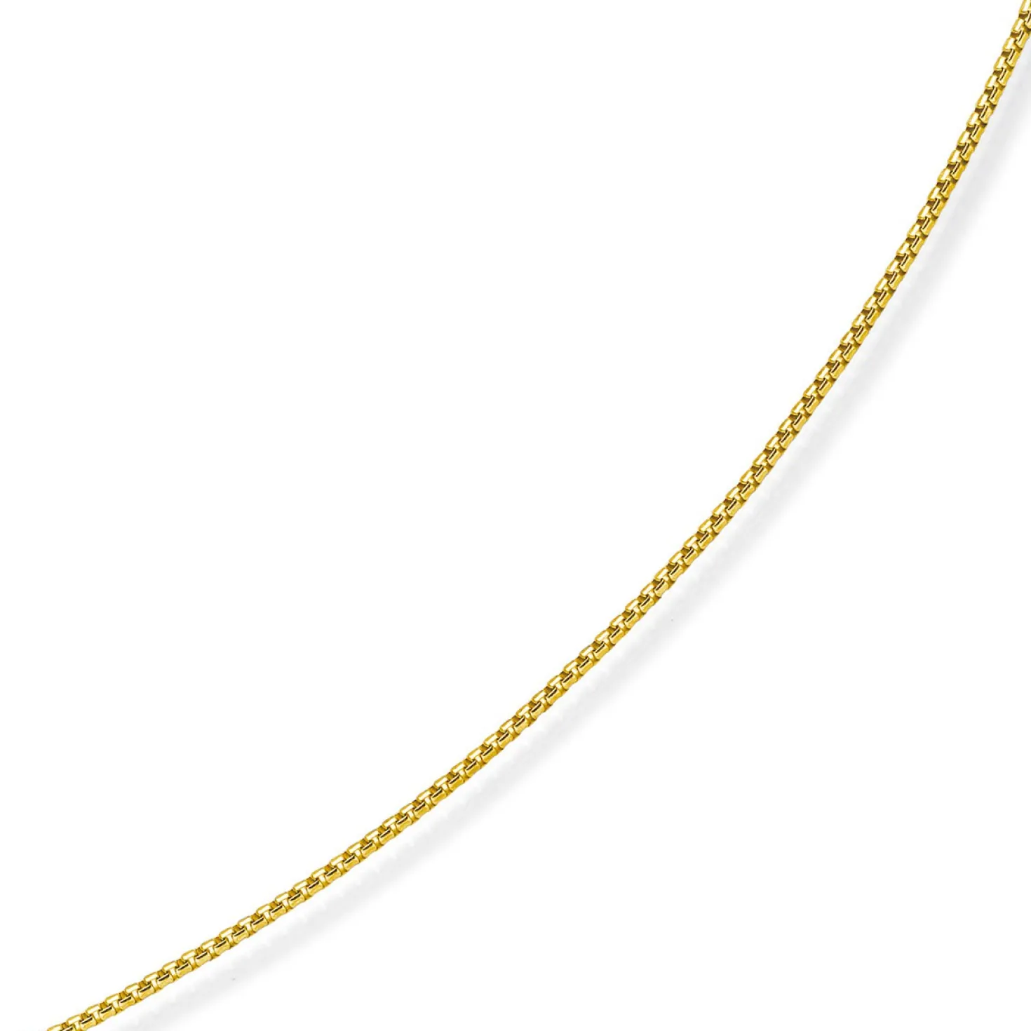 1,5mm Venezianerkette 585 Gold Gelbgold Kette Collier Halskette rund 40cm