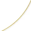 1,5mm Venezianerkette 585 Gold Gelbgold Kette Collier Halskette rund 45cm