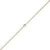 1,5mm Venezianerkette 750 Gold Gelbgold Kette Collier Halskette rund 38cm