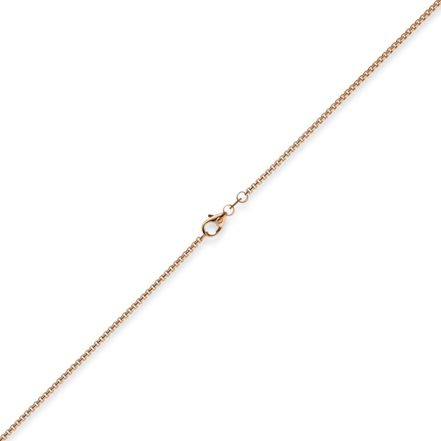 1,5mm Venezianerkette 585 Gold Rotgold Kette Collier Halskette rund 55cm