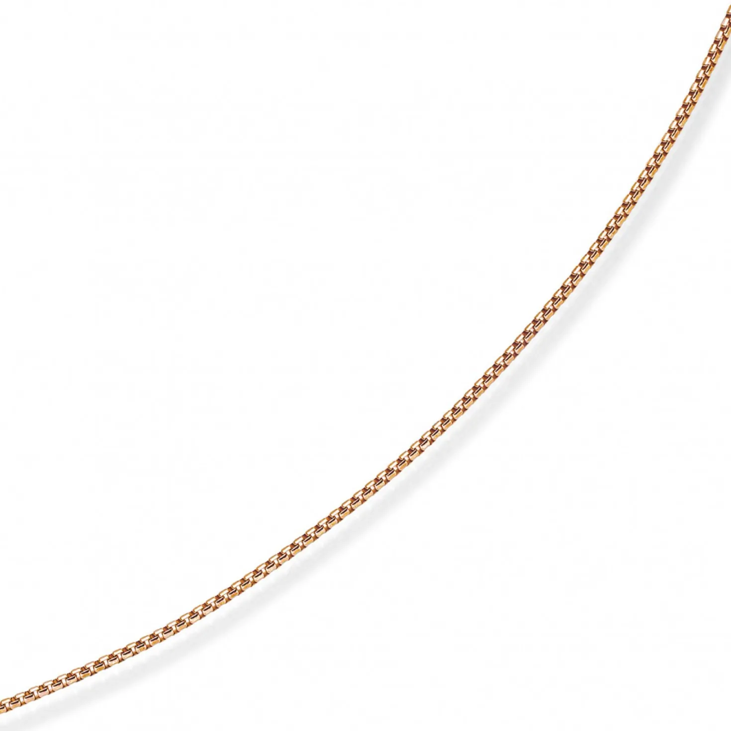 1,5mm Venezianerkette 585 Gold Rotgold Kette Collier Halskette rund 40cm