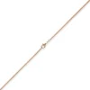 1,5mm Venezianerkette 585 Gold Rotgold Kette Collier Halskette rund 38cm