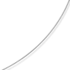 1,5mm Venezianerkette 585 Gold Weißgold Kette Collier Halskette rund 38cm
