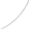 1,5mm Venezianerkette 585 Gold Weißgold Kette Collier Halskette rund 45cm