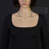 1,5mm Venezianerkette 750 Gold Weißgold Kette Collier Halskette rund 38cm