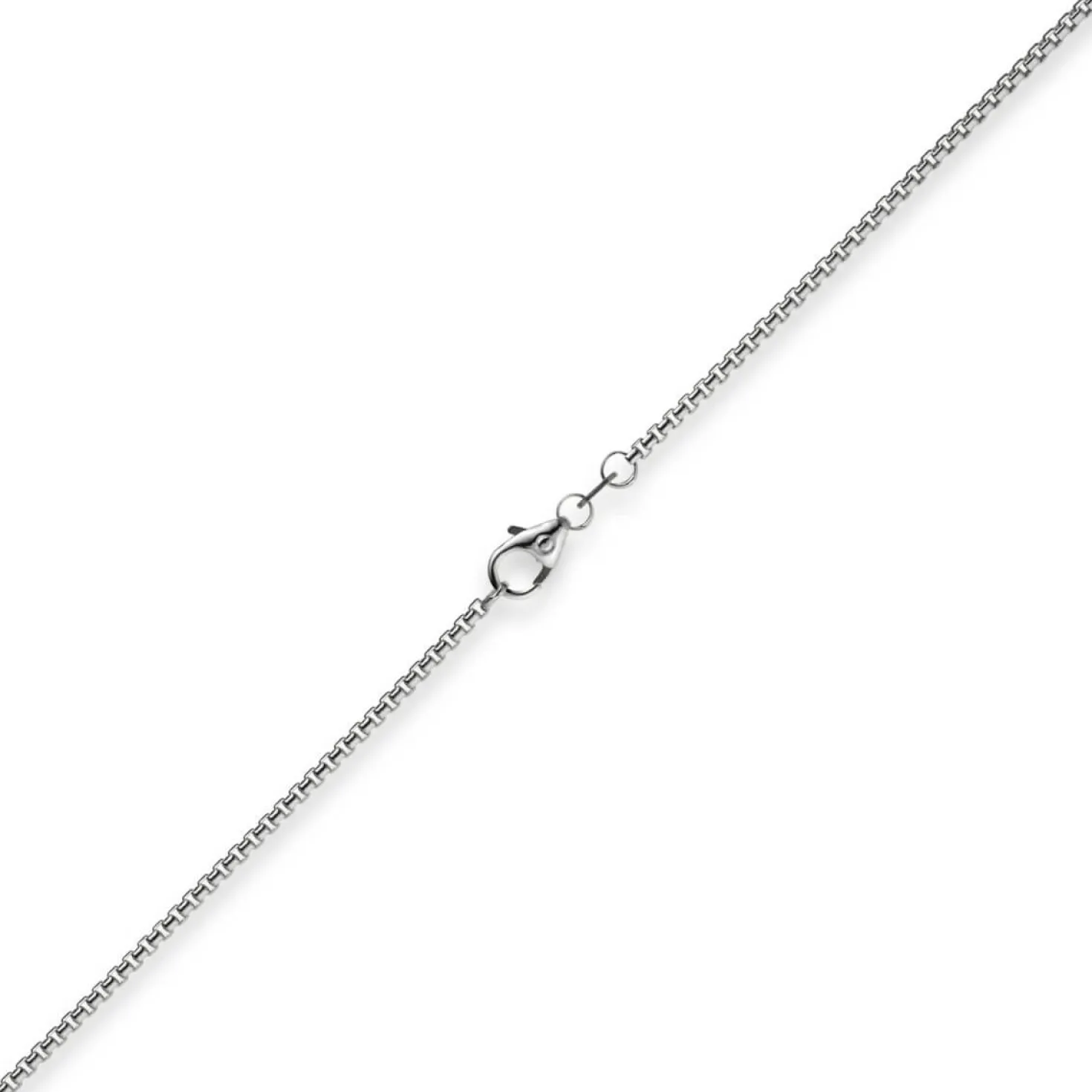 1,5mm Venezianerkette 750 Gold Weißgold Kette Collier Halskette rund 38cm