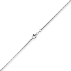 1,5mm Venezianerkette 585 Gold Weißgold Kette Collier Halskette rund 55cm