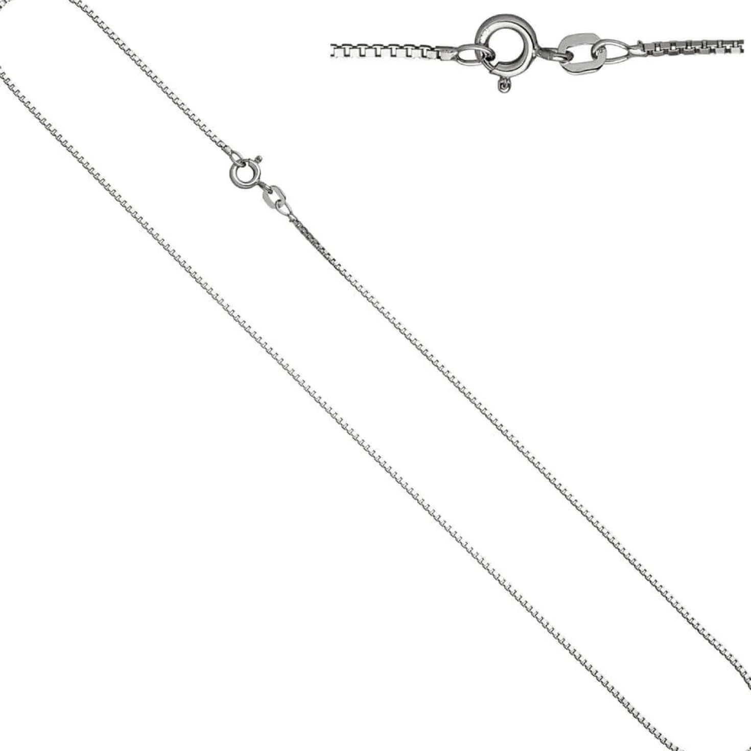 1,2mm Venezianerkette Halskette Collier Kette 925 Silber glänzend 42cm