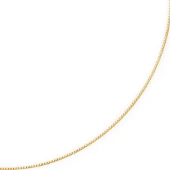 0,9mm Venezianerkette Kette Collier aus 585 Gold Gelbgold, 40cm, Damen