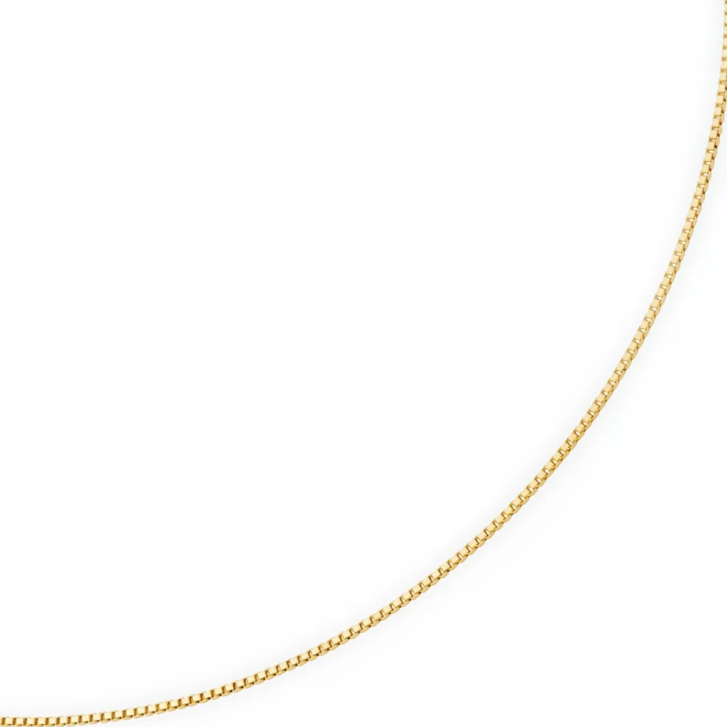 0,9mm Venezianerkette Kette Collier aus 585 Gold Gelbgold, 50cm, Damen