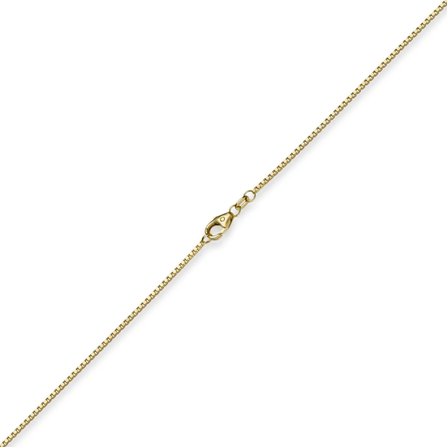 1,1mm Venezianerkette Kette Collier aus 585 Gold Gelbgold, 60cm, Unisex
