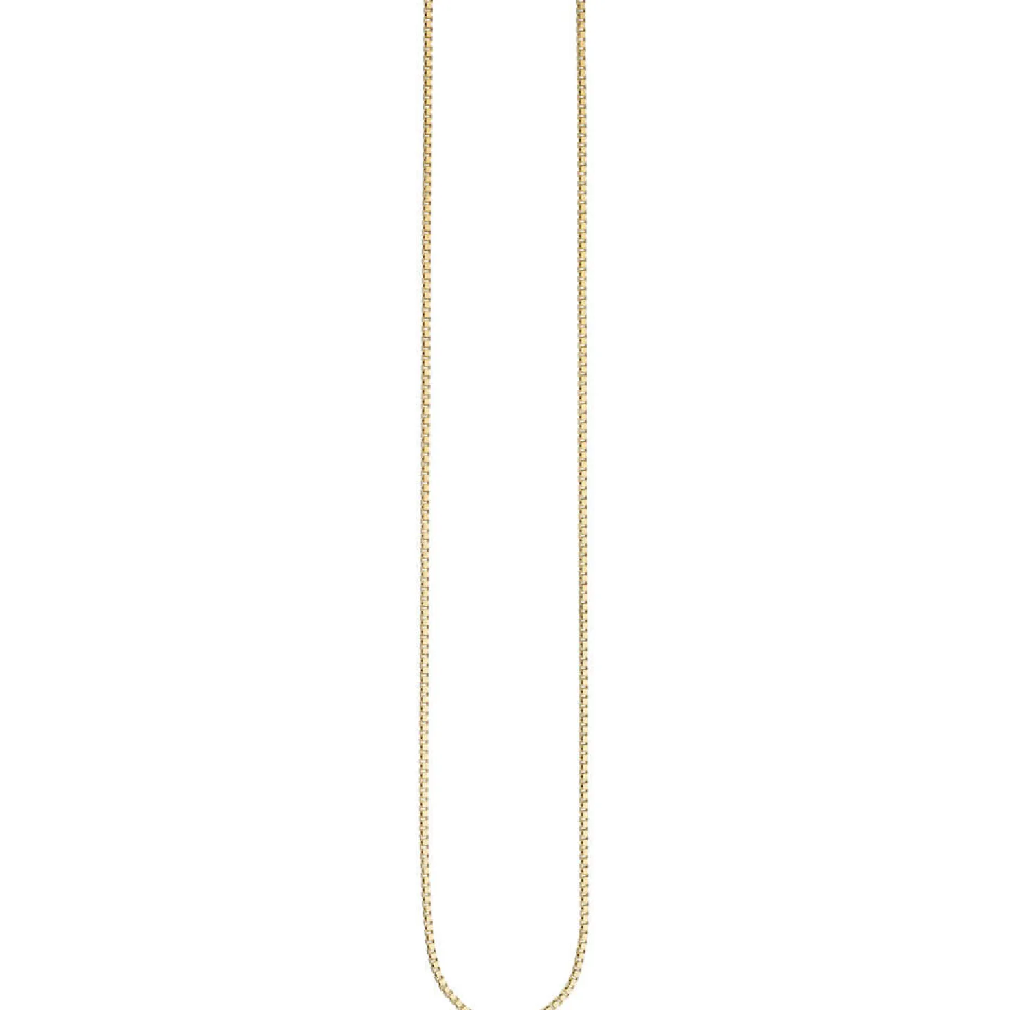 1,3mm Venezianerkette Kette Collier Halskette aus 925 Silber vergoldet 45cm