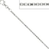 1,8mm Venezianerkette Kette Collier, 925 Silber, Silberkette, 80 cm
