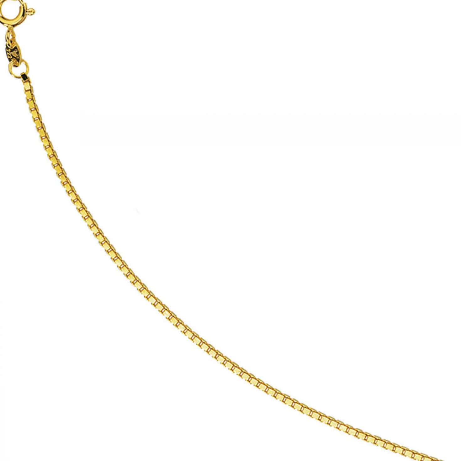 1,5mm Venezianerkette Kette, 333 Gold Gelbgold, Goldkette, 42 cm