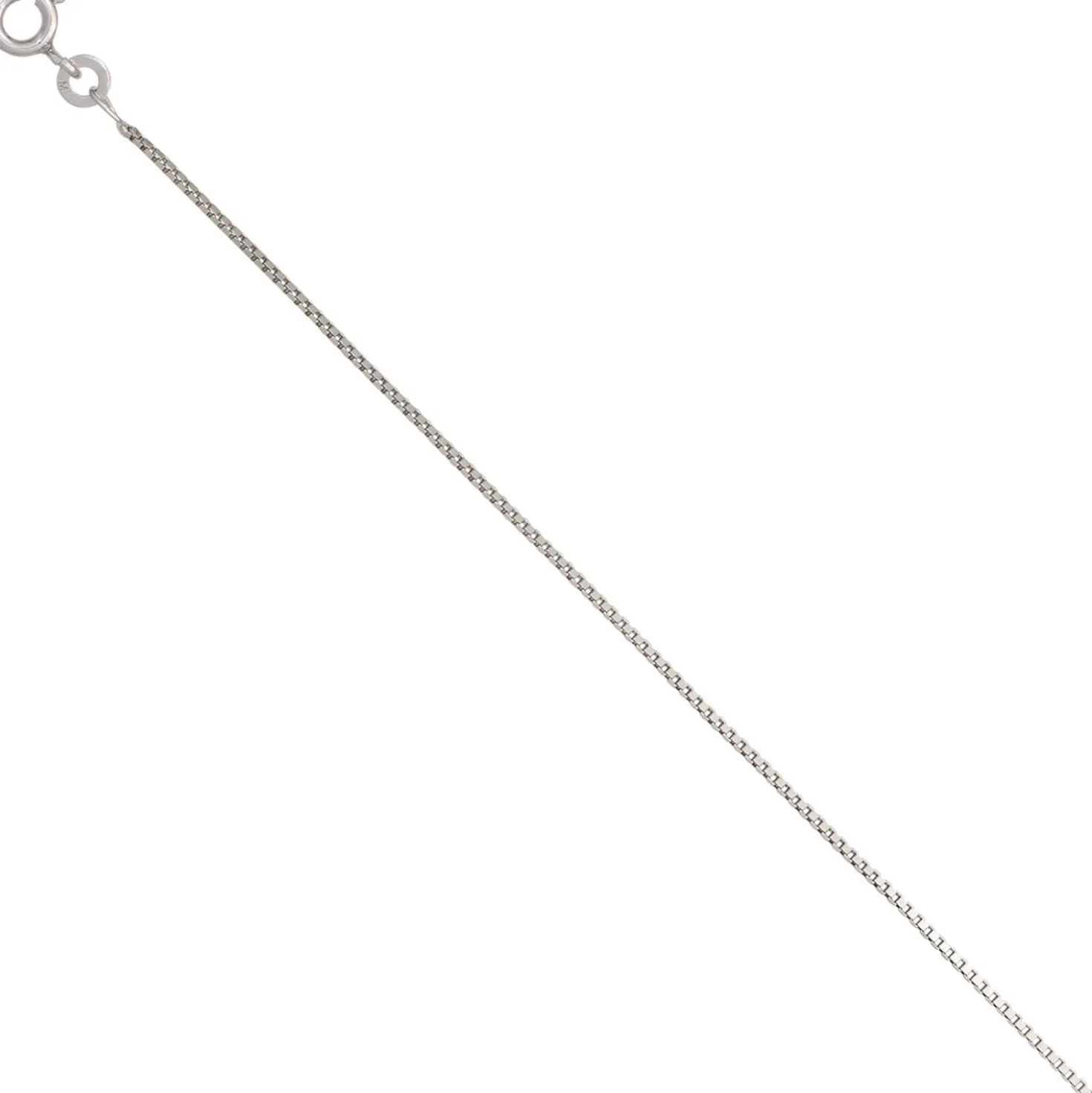 0,9mm Venezianerkette Kette Halskette Collier 333 Gold Weißgold 50cm