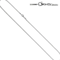 1,5mm Venezianerkette Kette, 585 Weißgold Gold, Goldkette, 42 cm