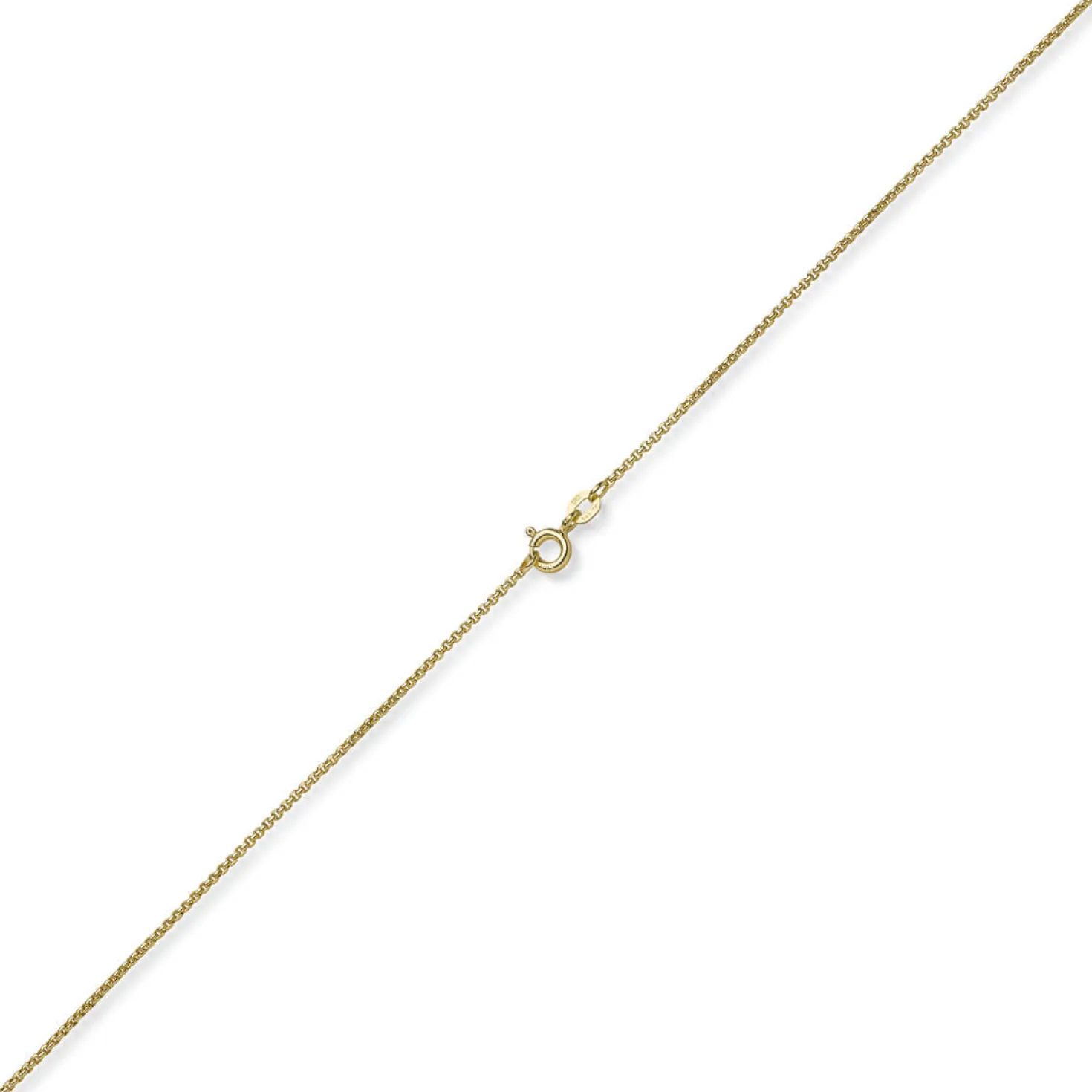1,2mm Venezianer-Kette rund aus 750 Gold Gelbgold Kette Collier Halsschmuck 45cm