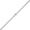 2mm Venezianerkette rund 750 Gold Weißgold Kette Collier Halskette 42cm Damen