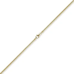 2mm Venezianerkette rund 750 Gold Gelbgold Kette Collier Halskette 45cm Damen