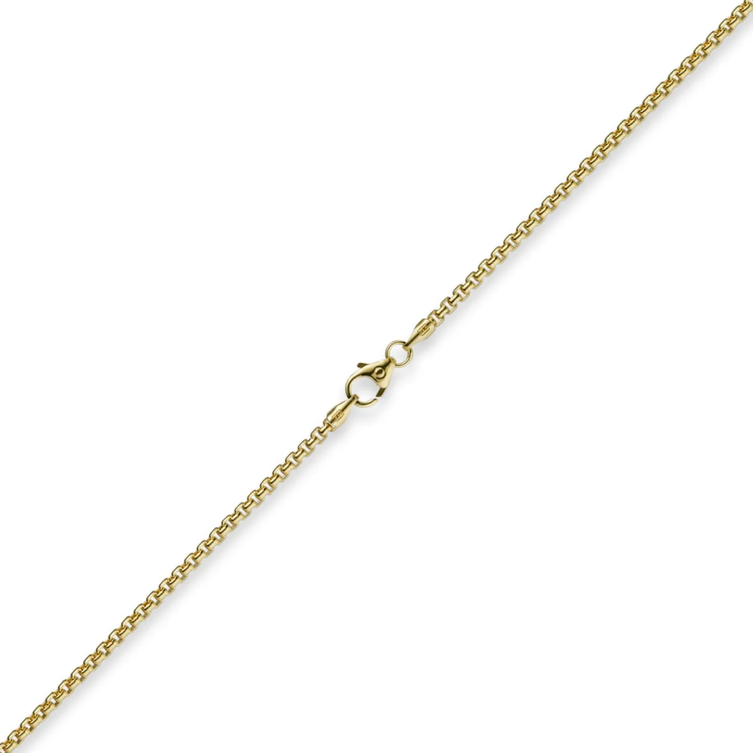 2mm Venezianerkette rund 585 Gold Gelbgold Kette Collier Halskette 42cm