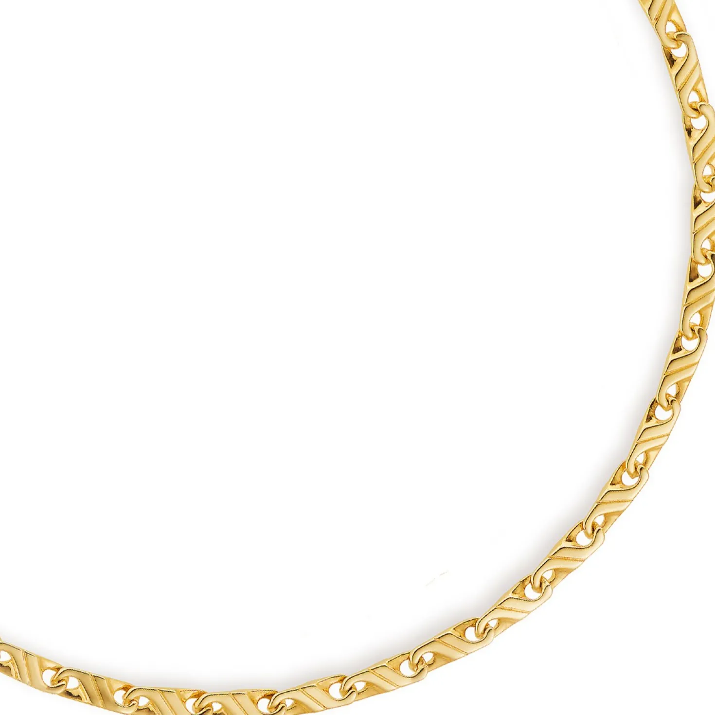 4,5mm Viktoriakette Kette Collier aus 585 Gold Gelbgold, 55cm, Herren