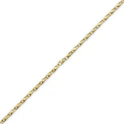 4,5mm Viktoriakette Kette Collier aus 585 Gold Gelbgold, 55cm, Herren