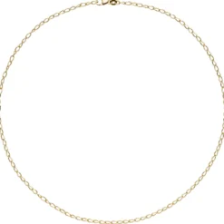 2,3mm Weit-Ankerkette Halskette Collier Halsschmuck aus 375 Gold Gelbgold 45cm
